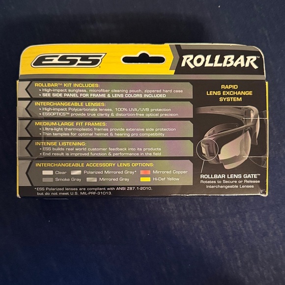 ESS Rollbar Sunglasses with Black Frame - Picture 3 of 5